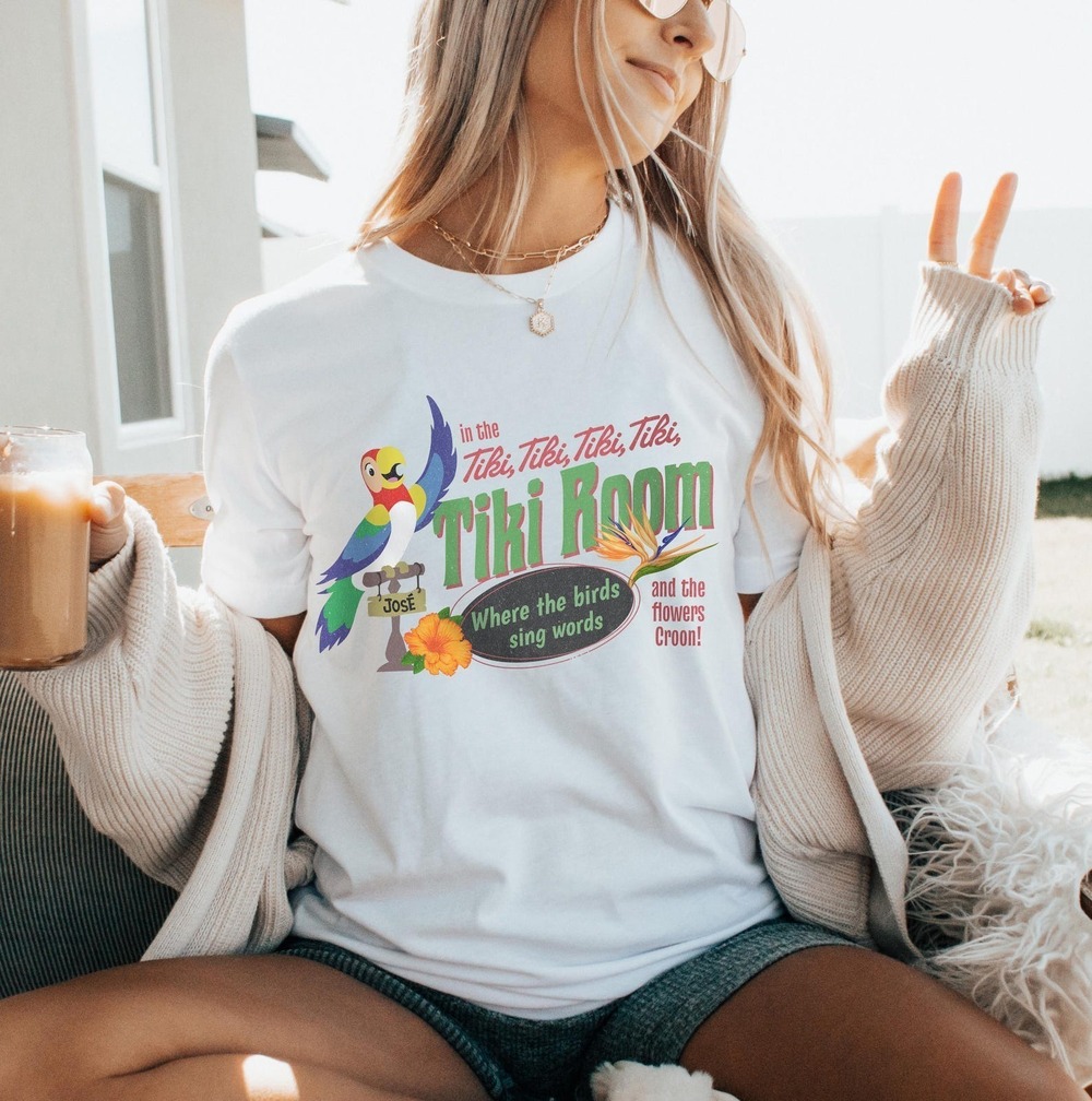 Retro Tiki Room Shirt, Disneyland DisneyWorld Tee